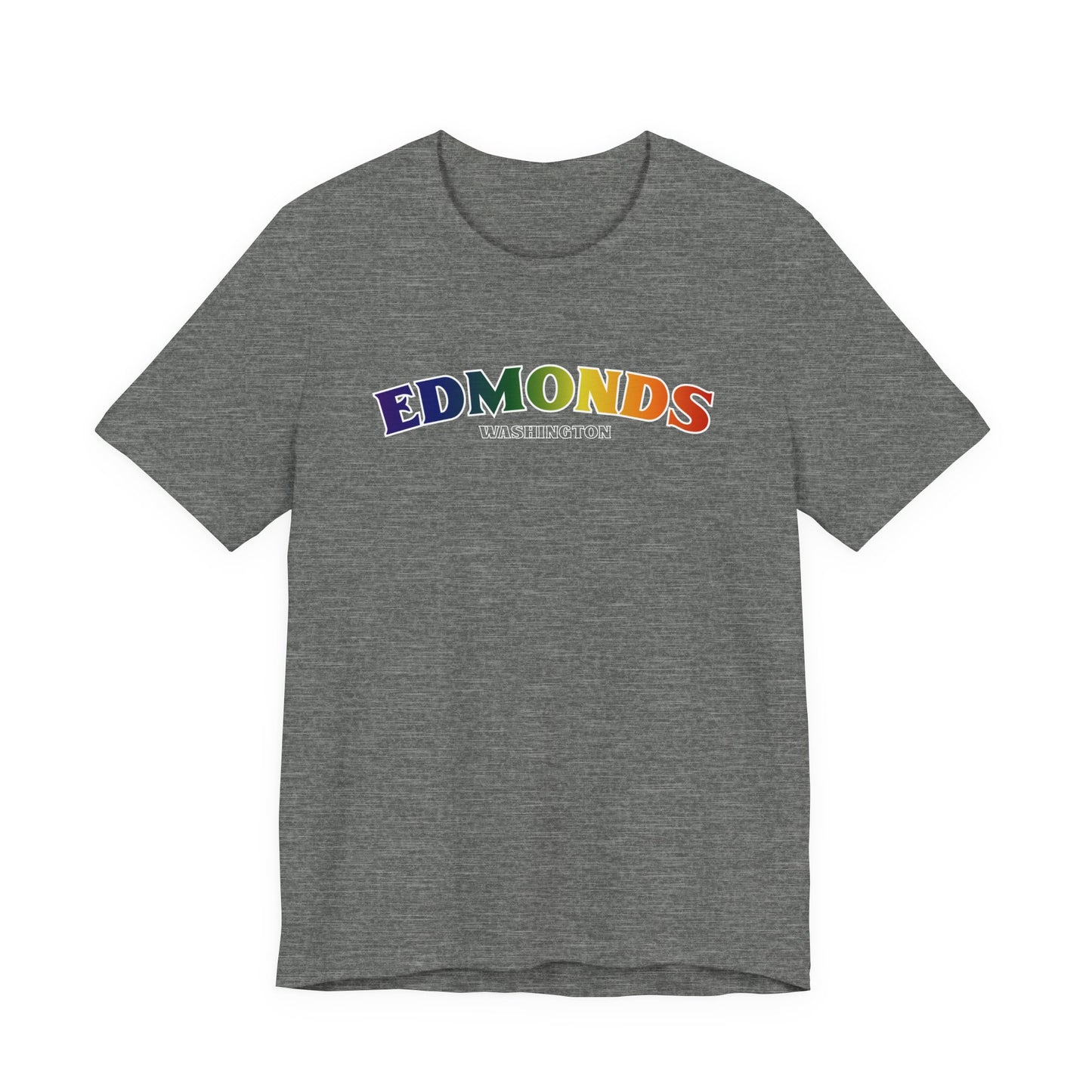 Edmonds Washington RAINBOW Unisex Jersey Short Sleeve Tee