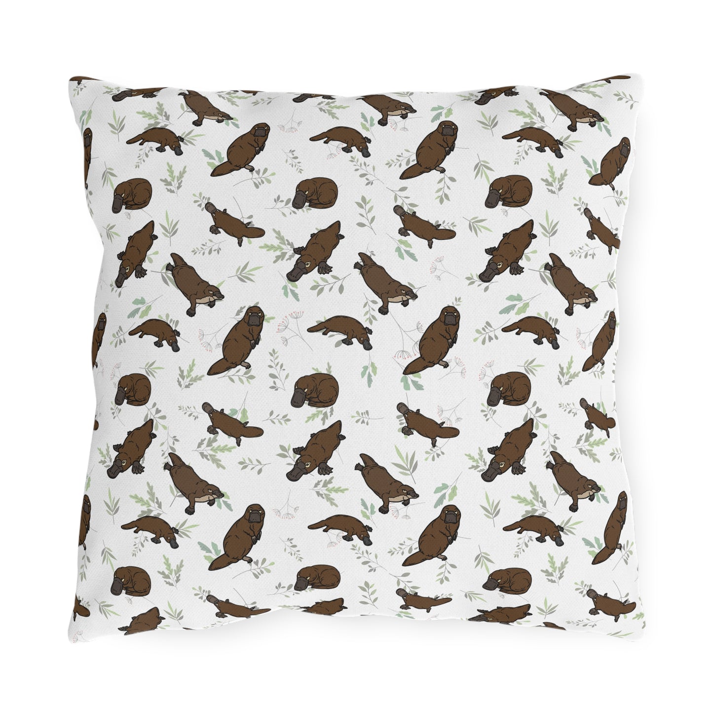 Platypus Paradise Outdoor Pillows