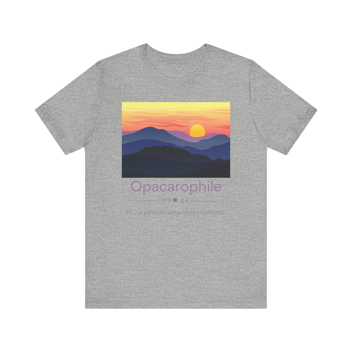 Opacarophile - sunset love T-shirt