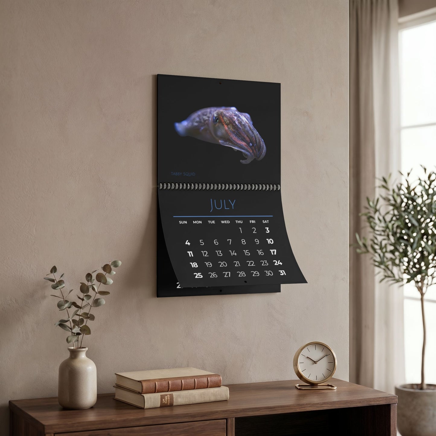 Cephalopods of 2027 Wall Calendars