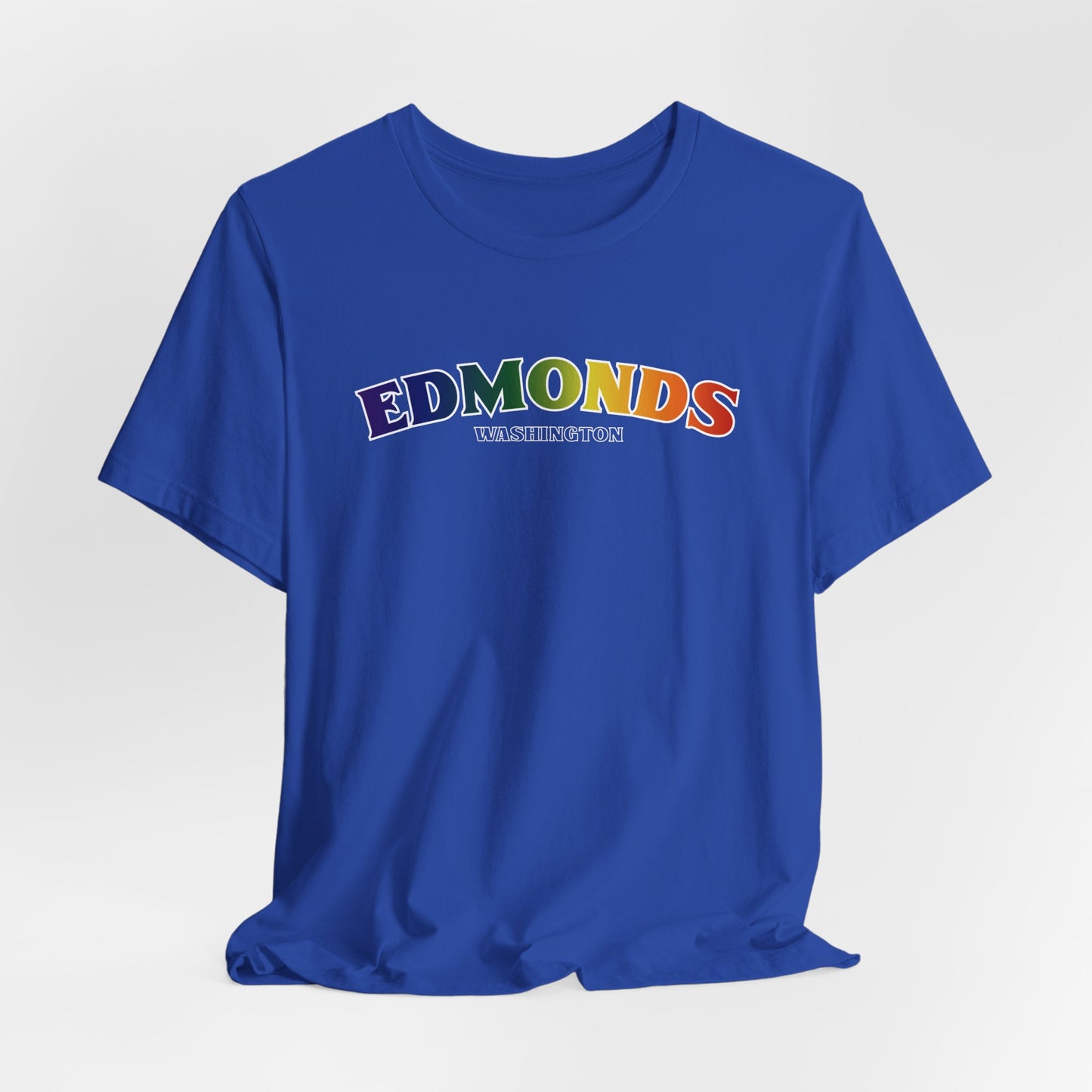 Edmonds Washington RAINBOW Unisex Jersey Short Sleeve Tee
