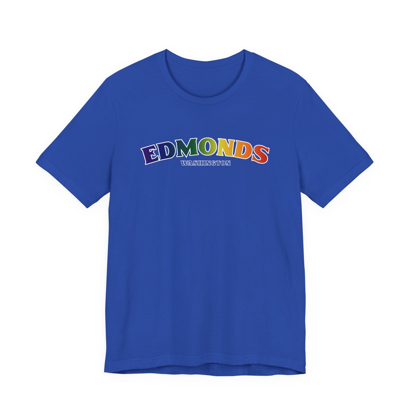 Edmonds Washington RAINBOW Unisex Jersey Short Sleeve Tee
