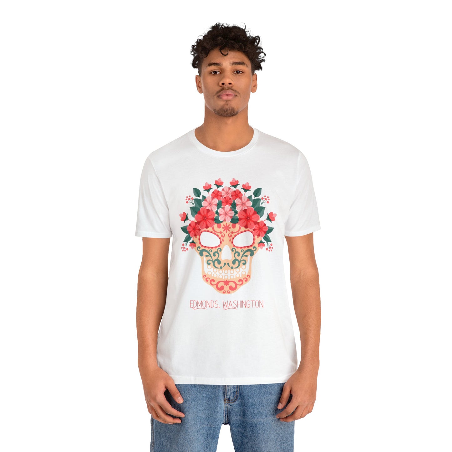 Sugar Skull Edmonds Love T-Shirt