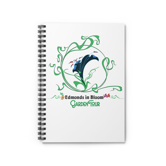 Edmonds in Bloom Garden Tour Spiral Notebook - Ruled Line