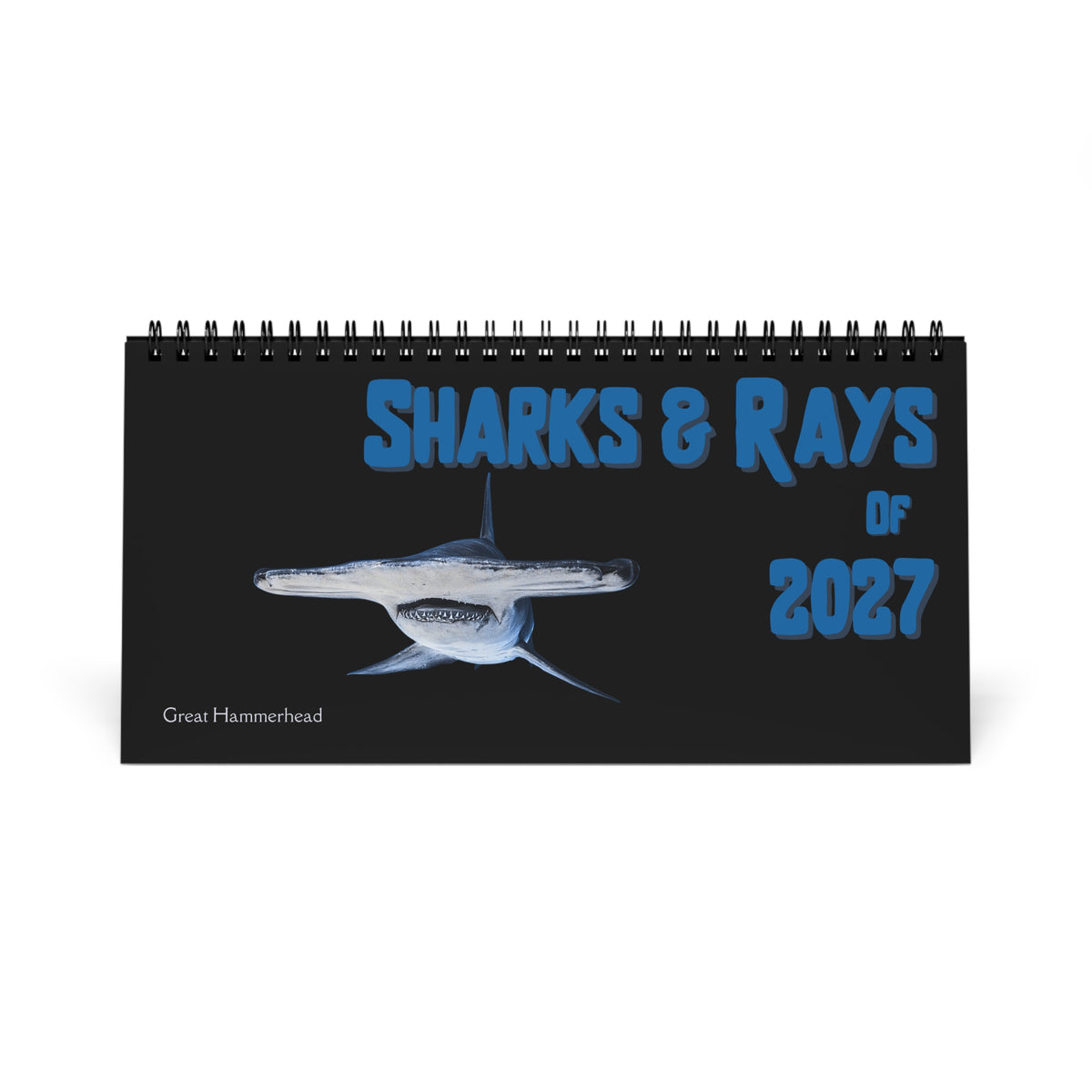 Sharks & Rays of 2027 Desktop Calendar