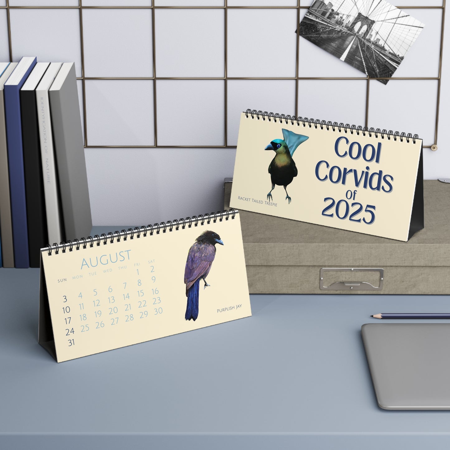 Cool Corvids of 2025 Desktop Calendar