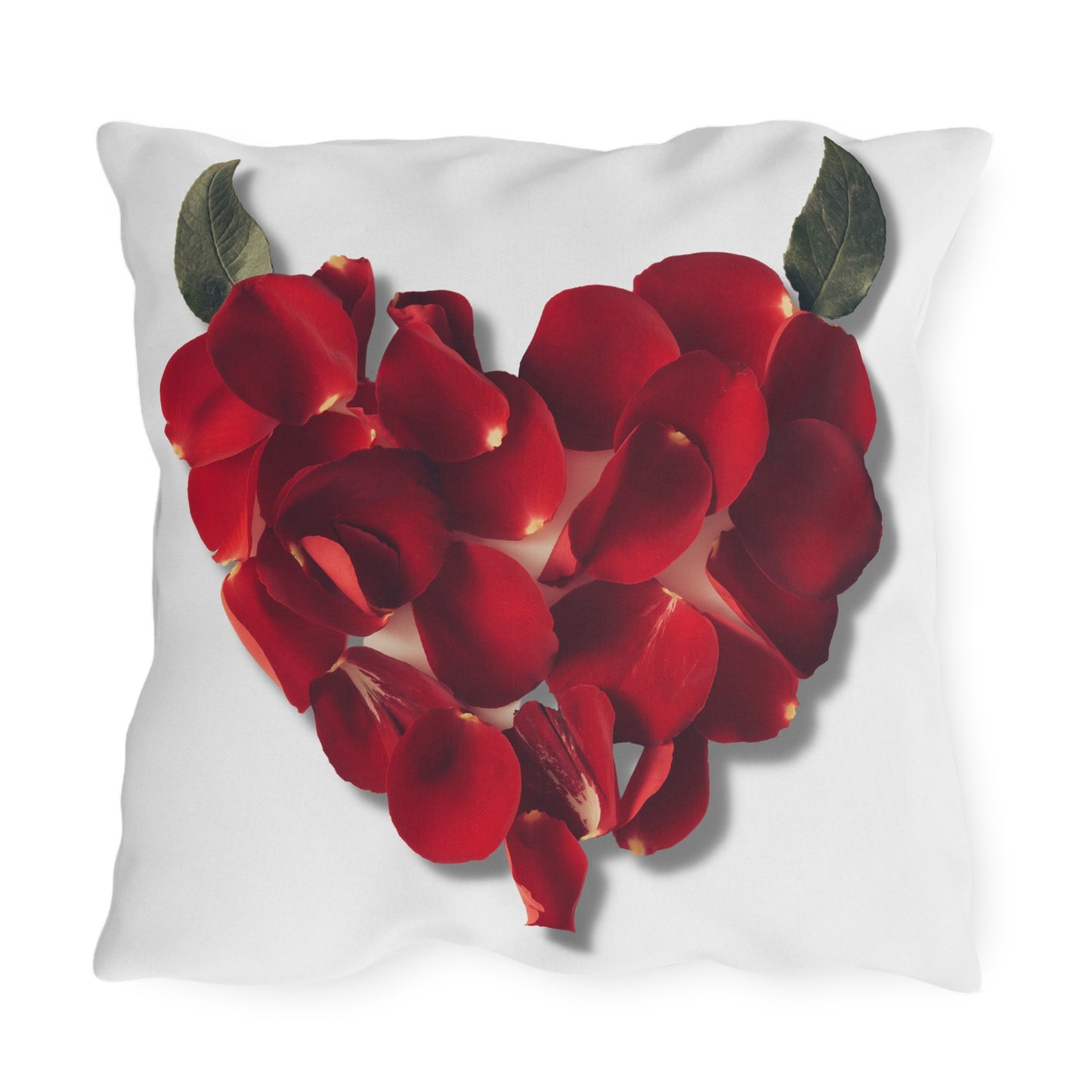 Horned Floral Heart Outdoor Pillows