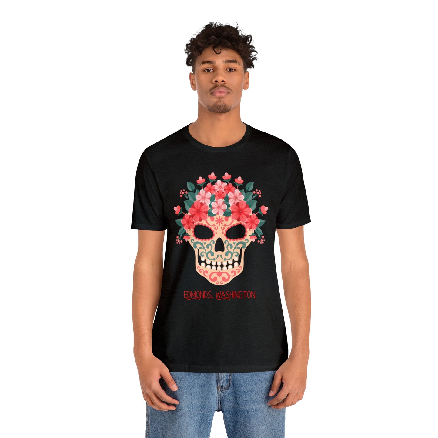 Sugar Skull Edmonds Love T-Shirt