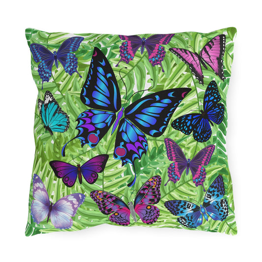 Beautiful Butterflies Outdoor Pillows