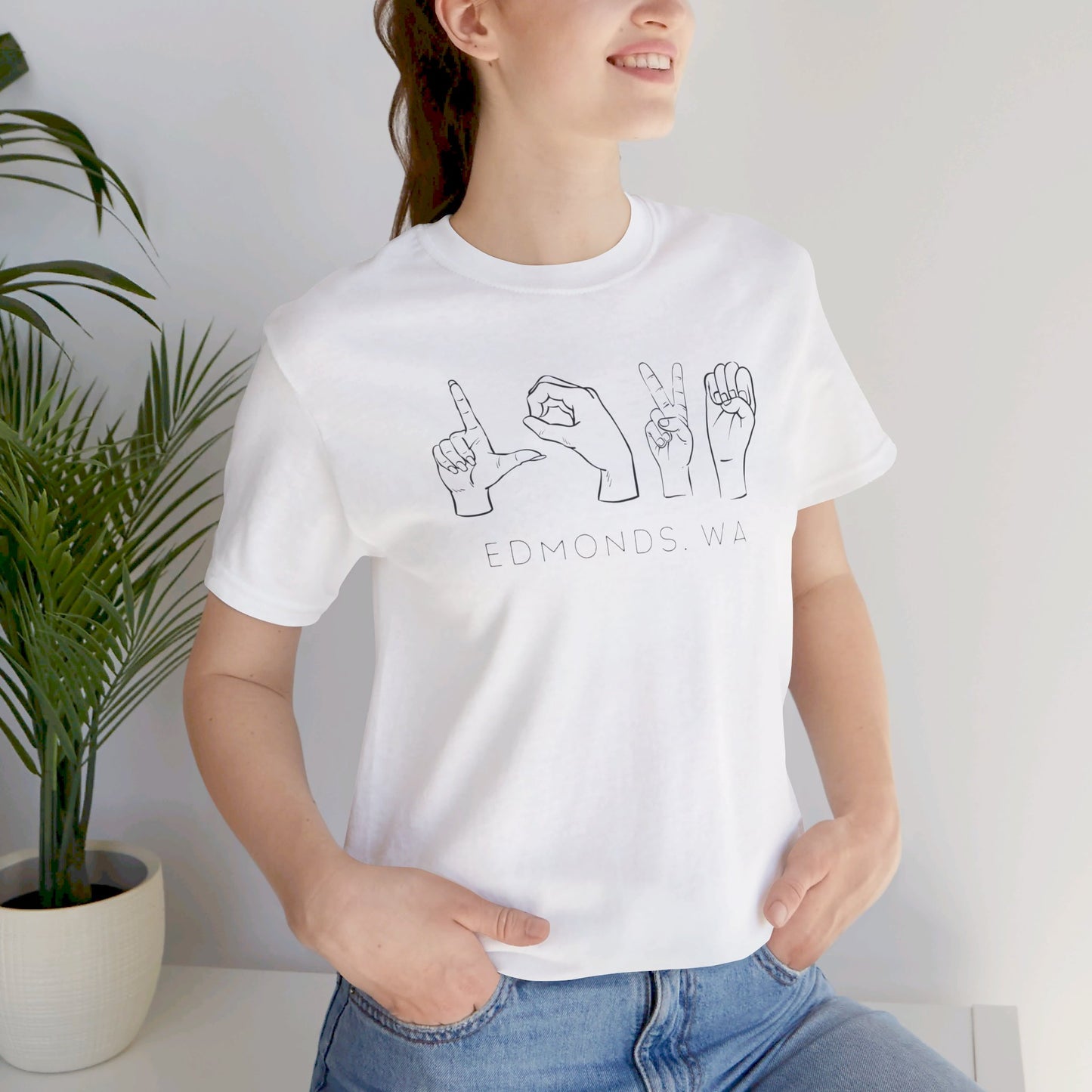 LOVE in American Sign Language (ASL) Edmonds, WA T-shirt