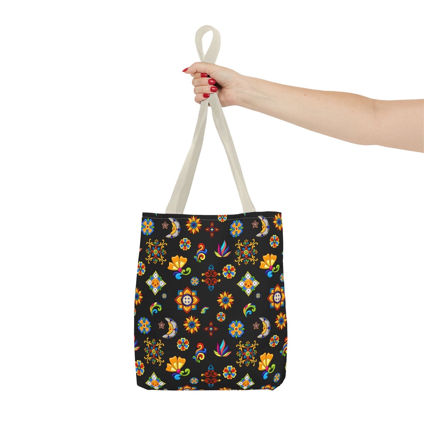 Talavera Mexican Tile Inspired Tote Bag