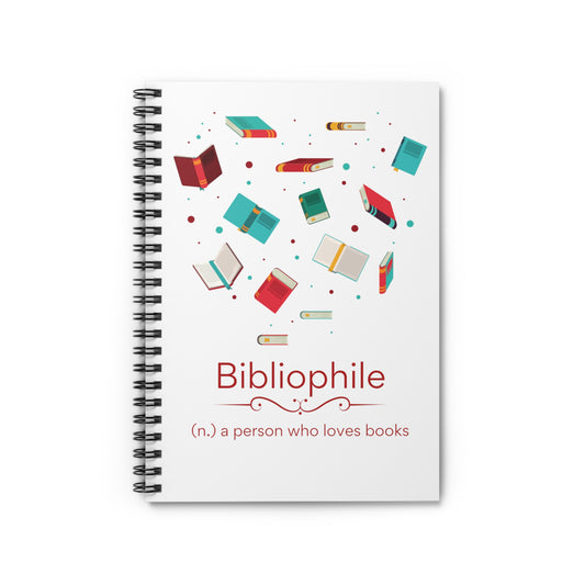 Bibliophile Spiral Notebook - Ruled Line