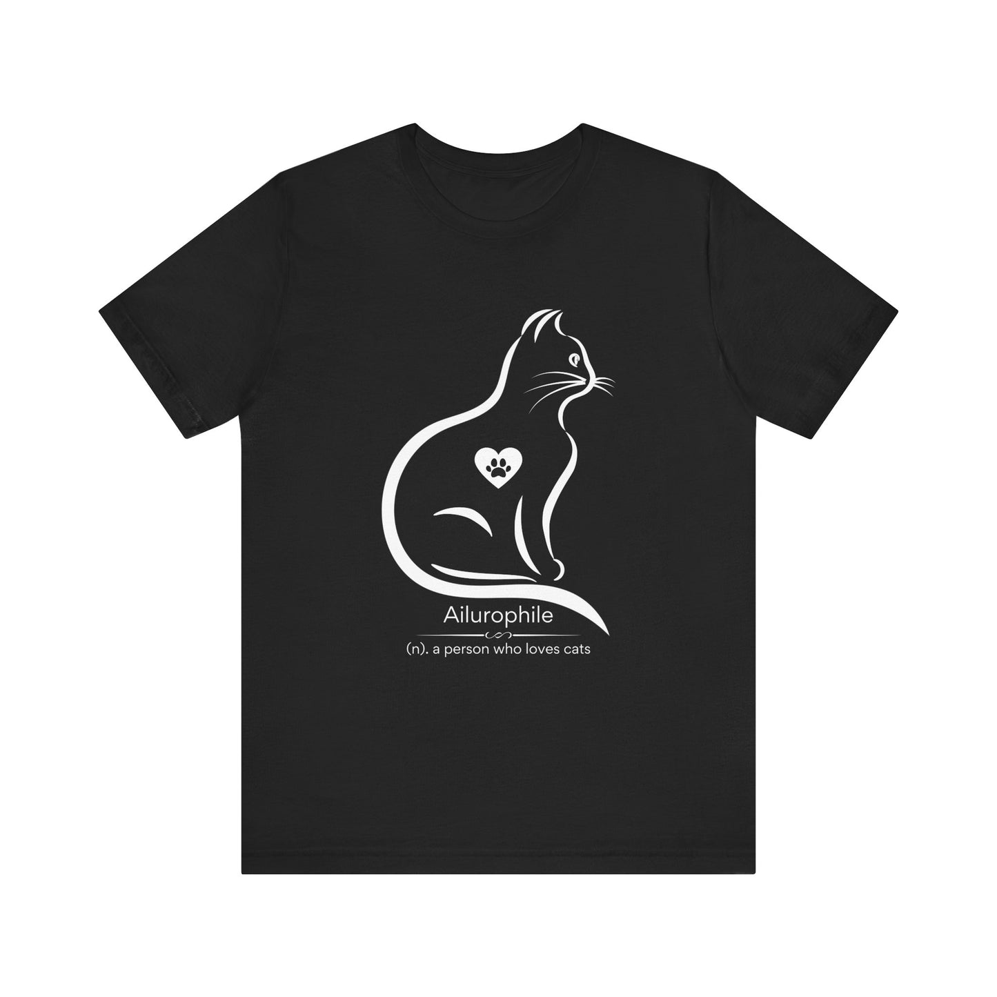 Ailurophile - cat lover T-shirt