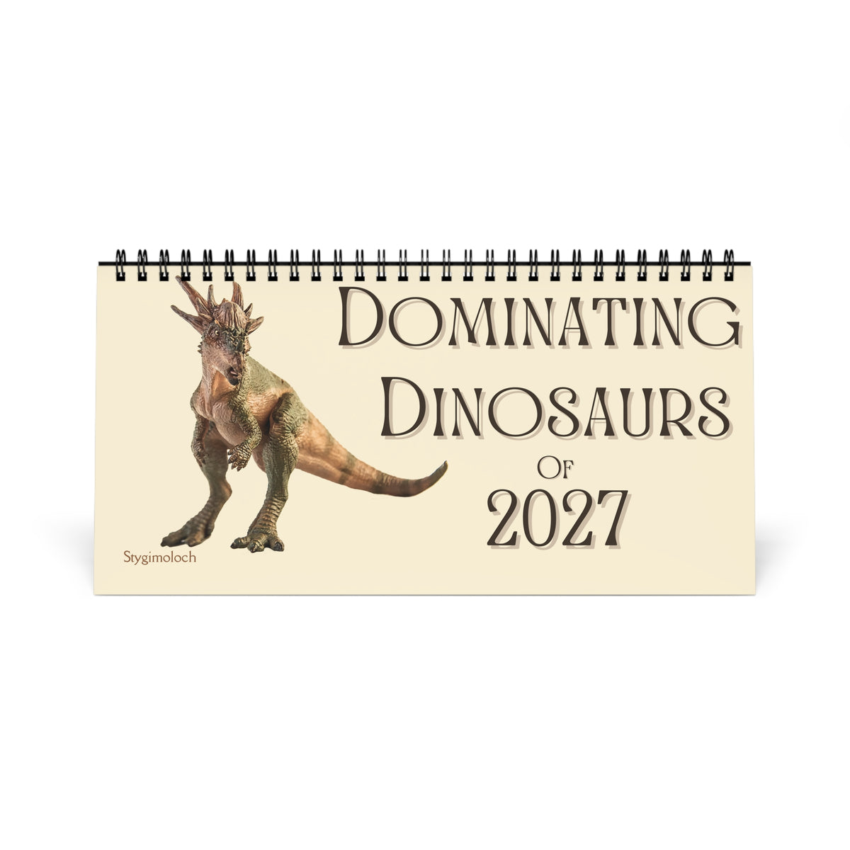 Dominating Dinosaurs of 2027 Desktop Calendar