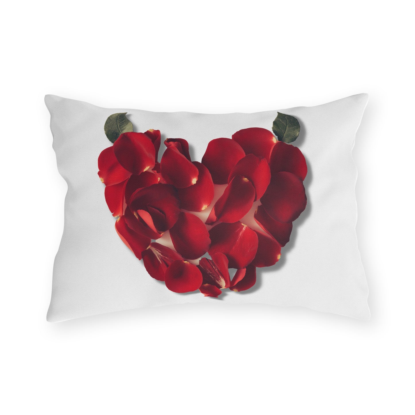 Horned Floral Heart Outdoor Pillows