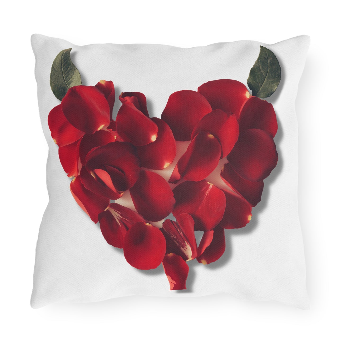 Horned Floral Heart Outdoor Pillows