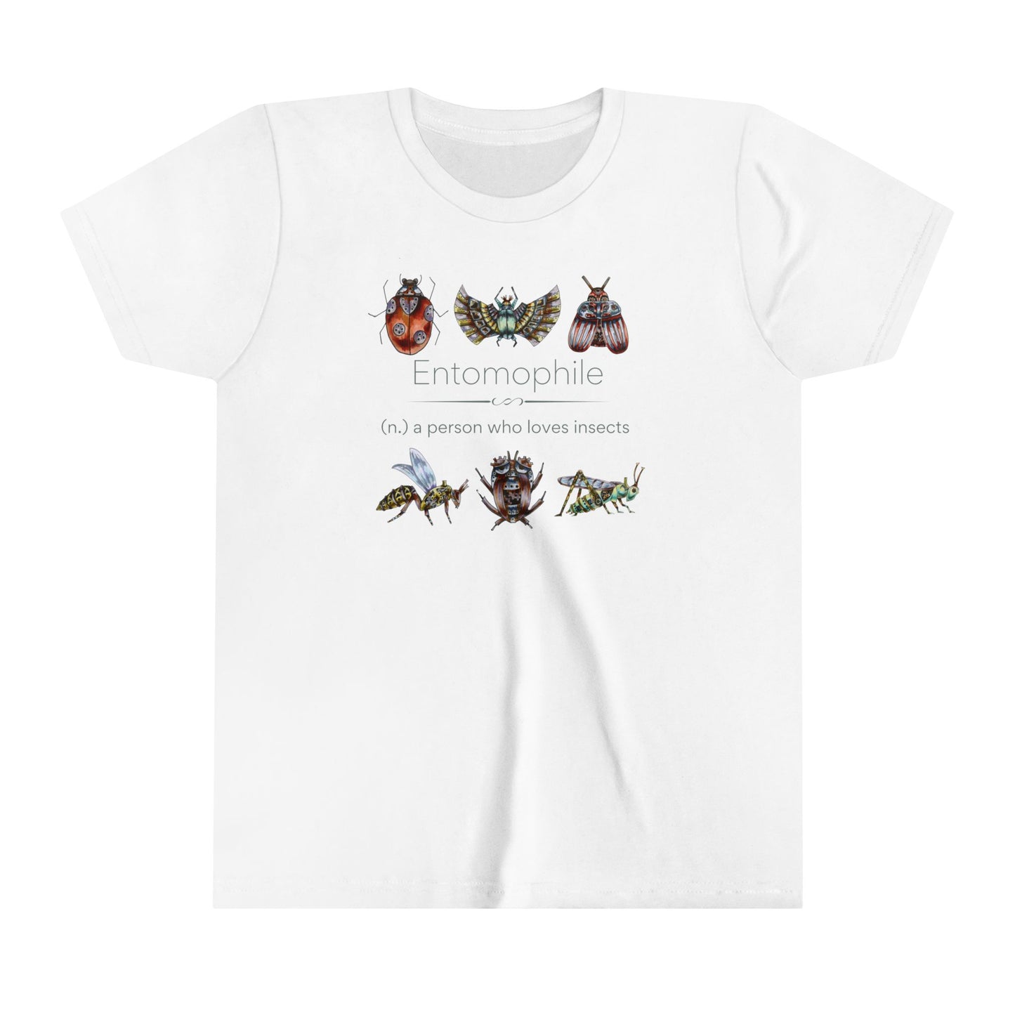 Entomophile II - Lover of Insects Youth Short Sleeve Tee