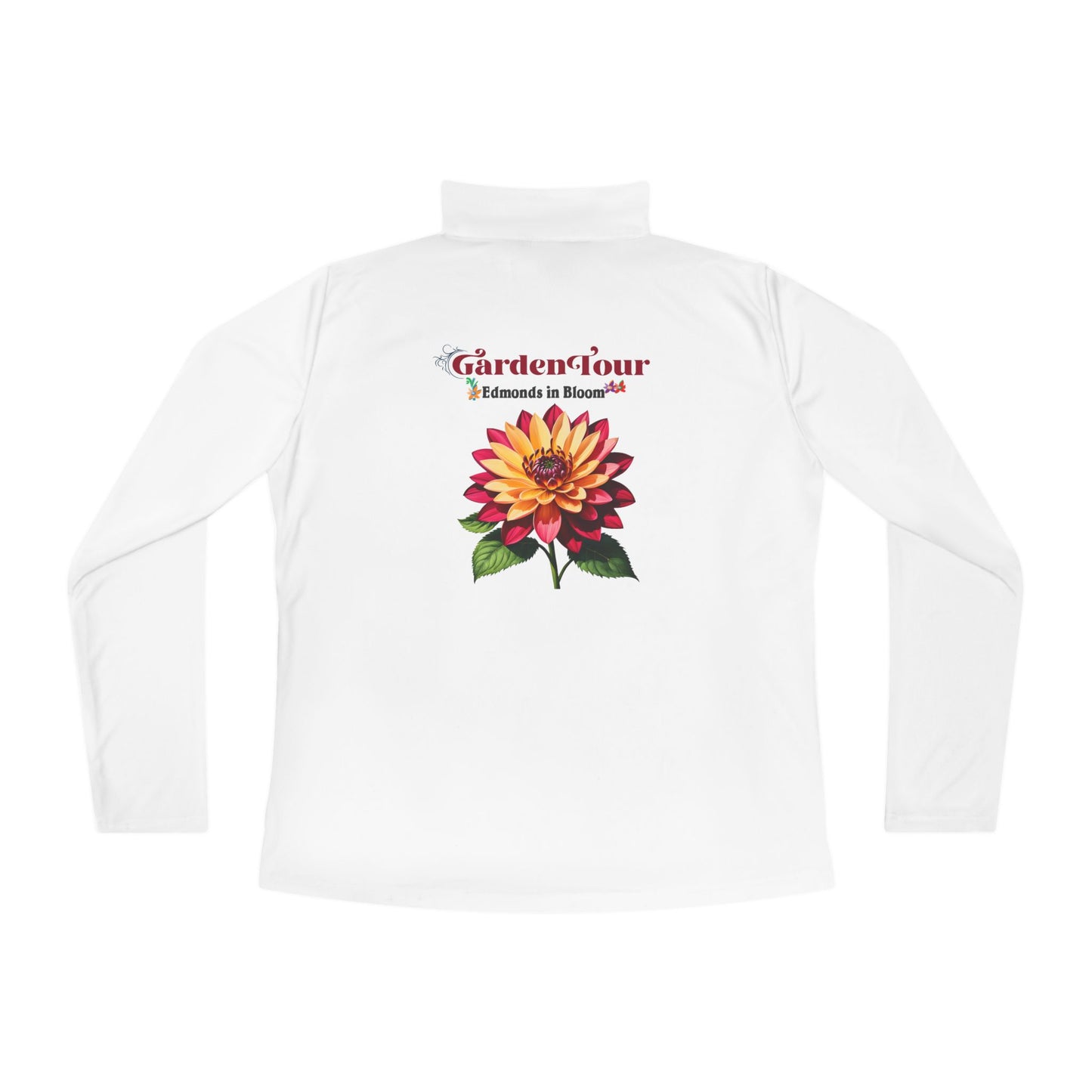 Edmonds in Bloom Garden Tour 2026 Ladies Quarter-Zip Pullover