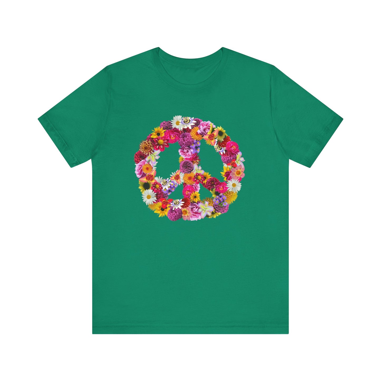 Flowery Peace Sign T-shirt