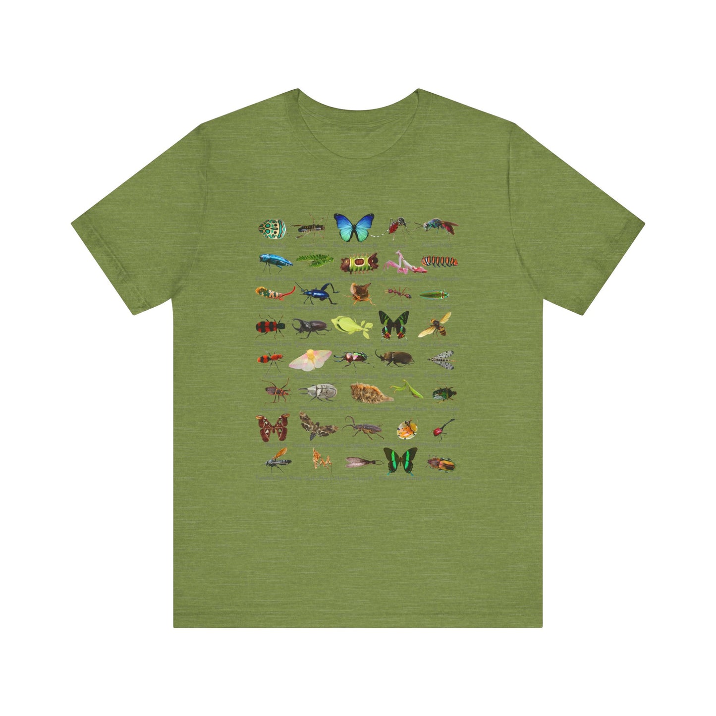 Impressive Insects T-shirt with 40 cool bugs