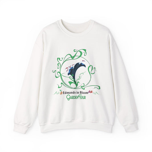 Edmonds in Bloom Garden Tour Unisex Heavy Blend™ Crewneck Sweatshirt