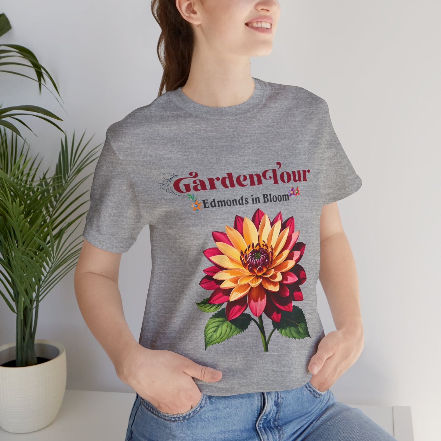 Edmonds in Bloom Garden Tour 2026 Unisex Jersey Short Sleeve Tee