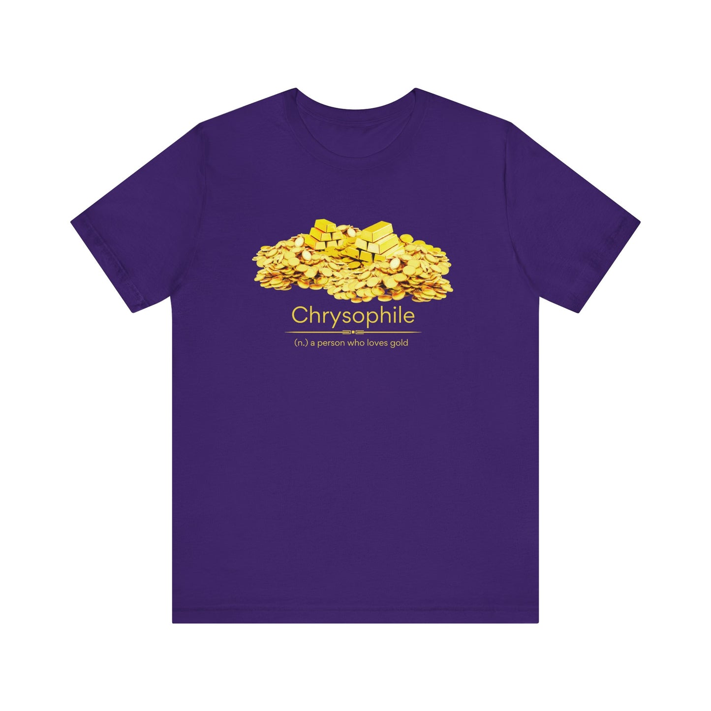 Chrysophile II - lover of gold T-shirt