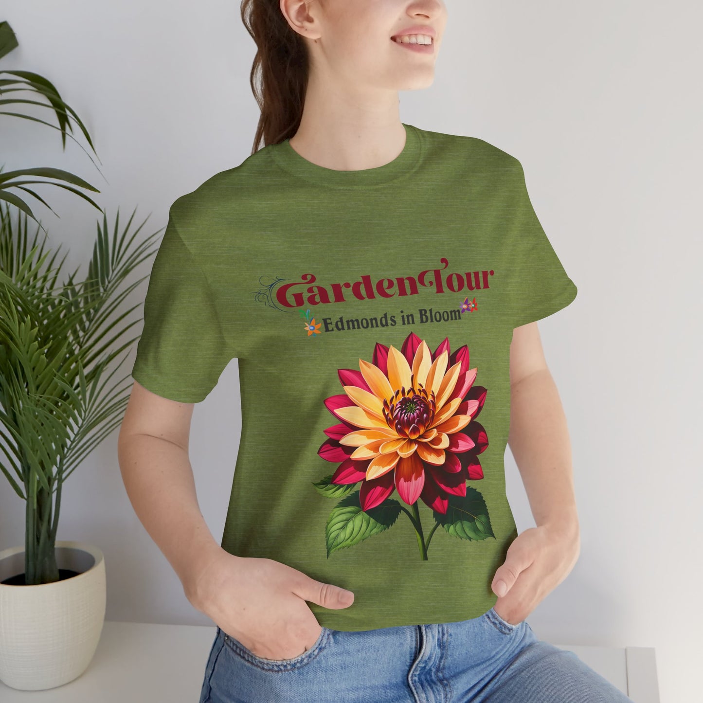 Edmonds in Bloom Garden Tour 2026 Unisex Jersey Short Sleeve Tee