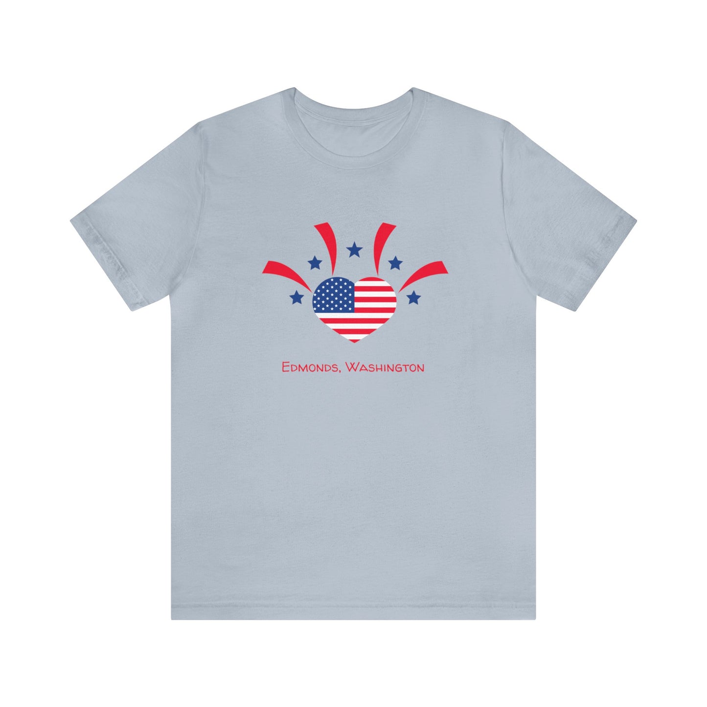 Edmonds USA Heart T-shirt
