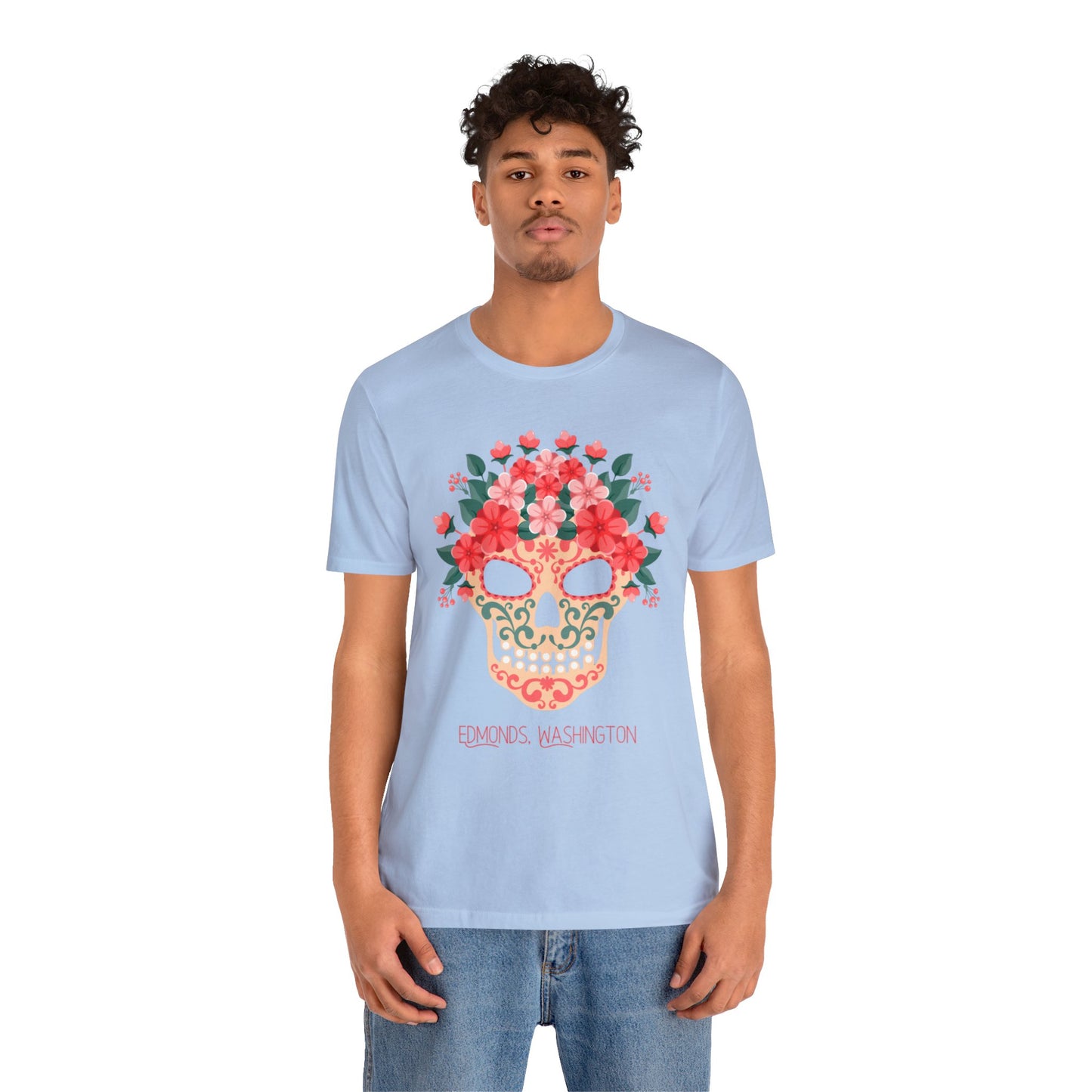 Sugar Skull Edmonds Love T-Shirt