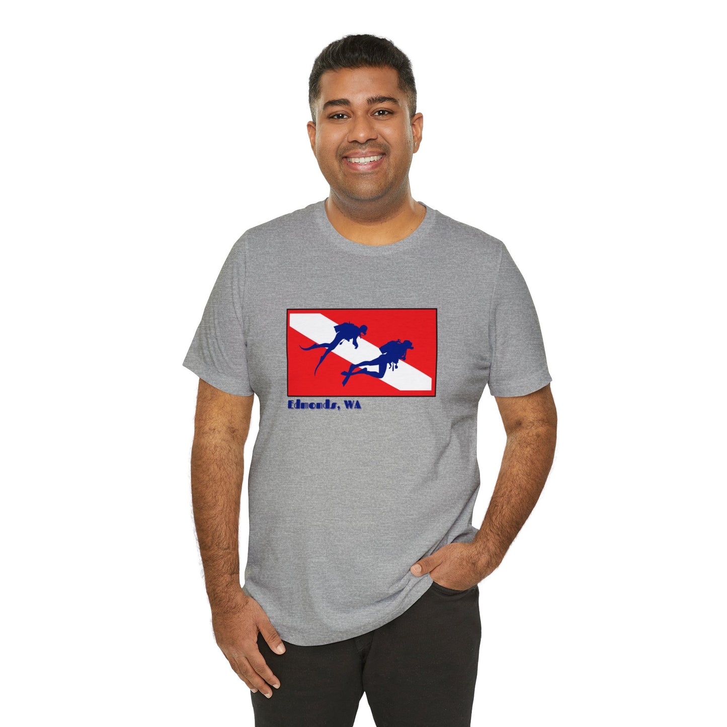Edmonds Scuba Dive Flag T-shirt