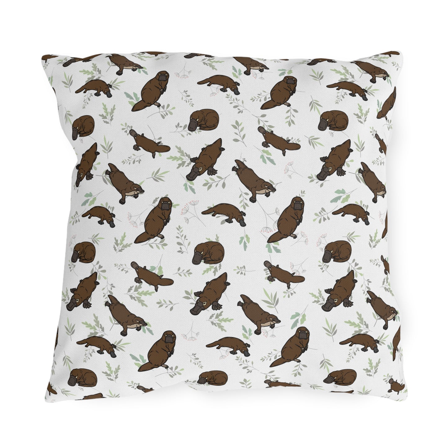 Platypus Paradise Outdoor Pillows