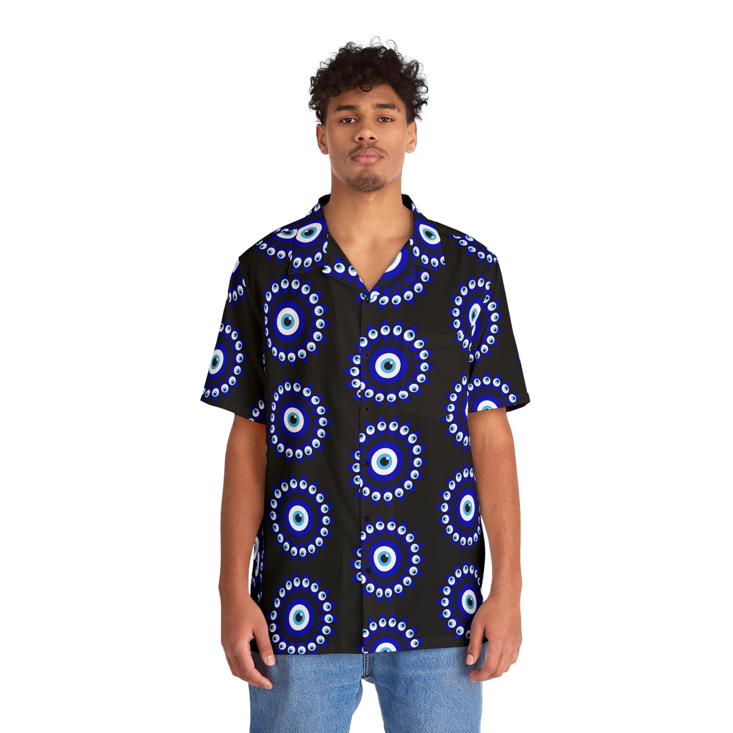 Evil Eye Men's Hawaiian Shirt