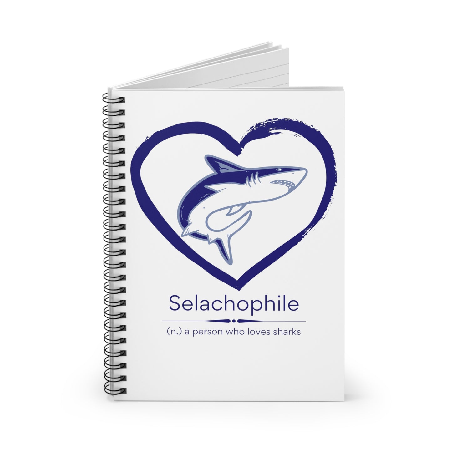 Selachophile Spiral Notebook - Ruled Line