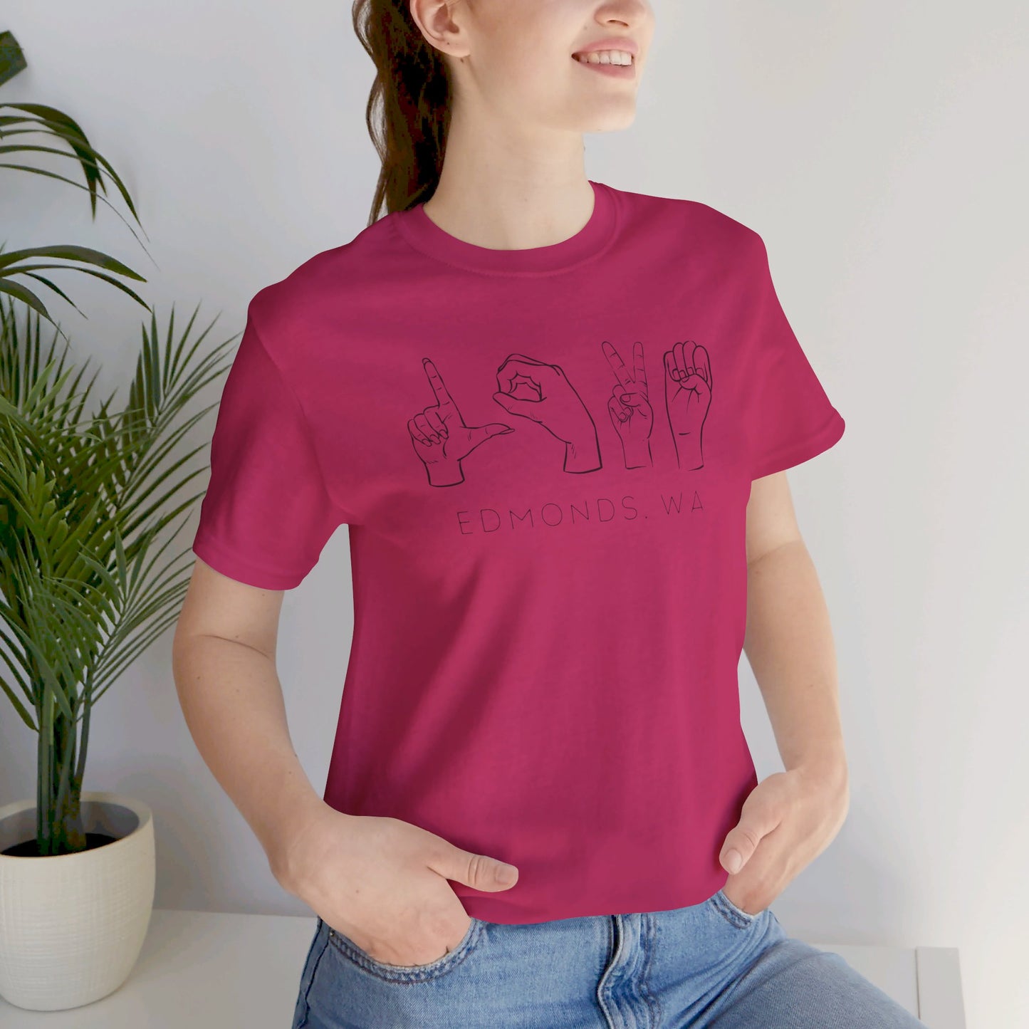 LOVE in American Sign Language (ASL) Edmonds, WA T-shirt