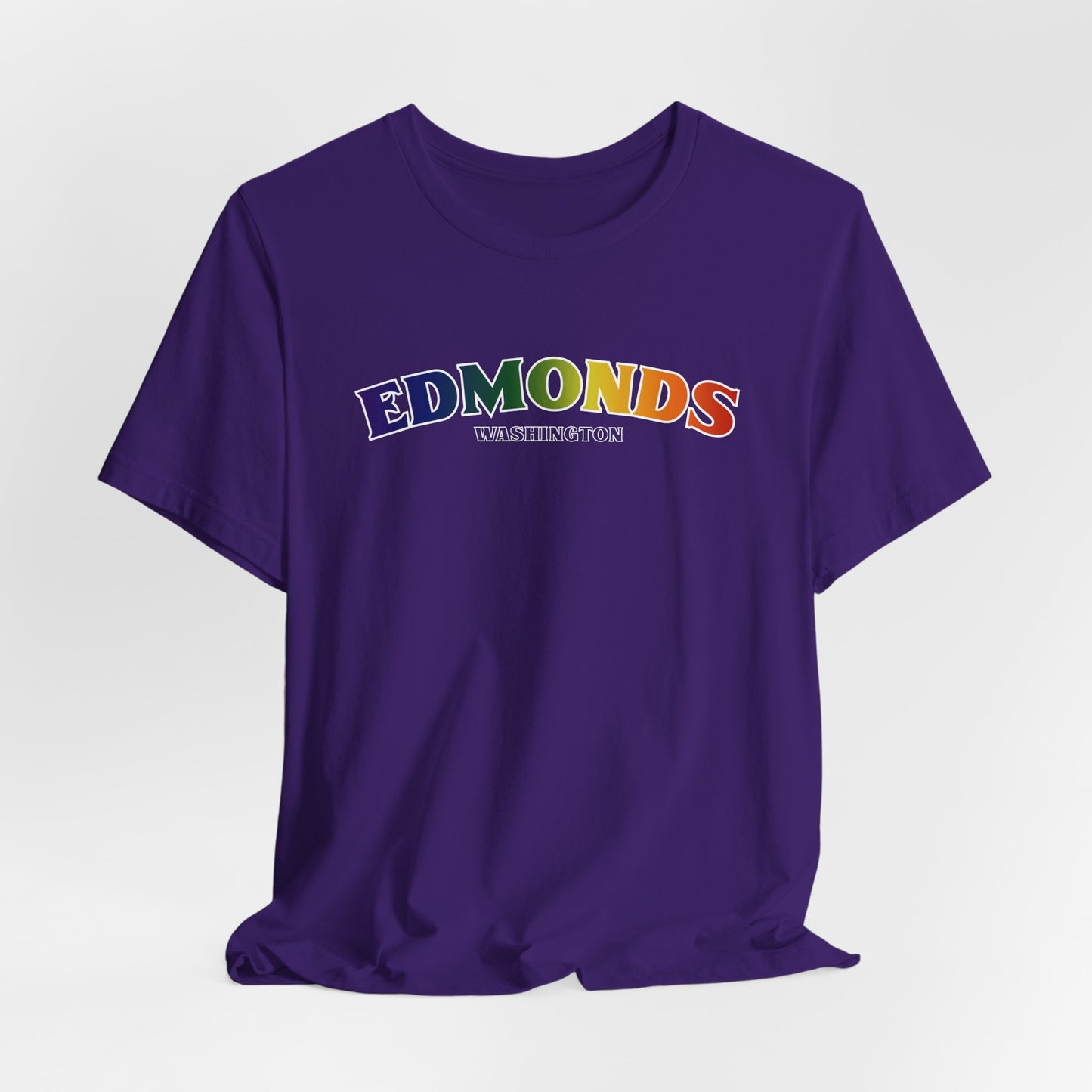 Edmonds Washington RAINBOW Unisex Jersey Short Sleeve Tee