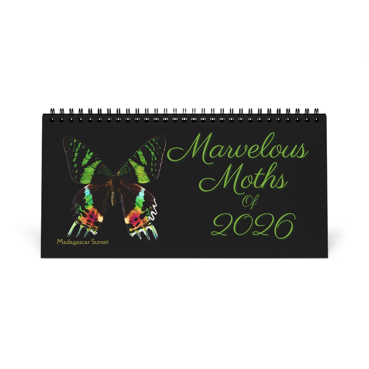 Marvelous Moths of 2026 Desktop Calendar