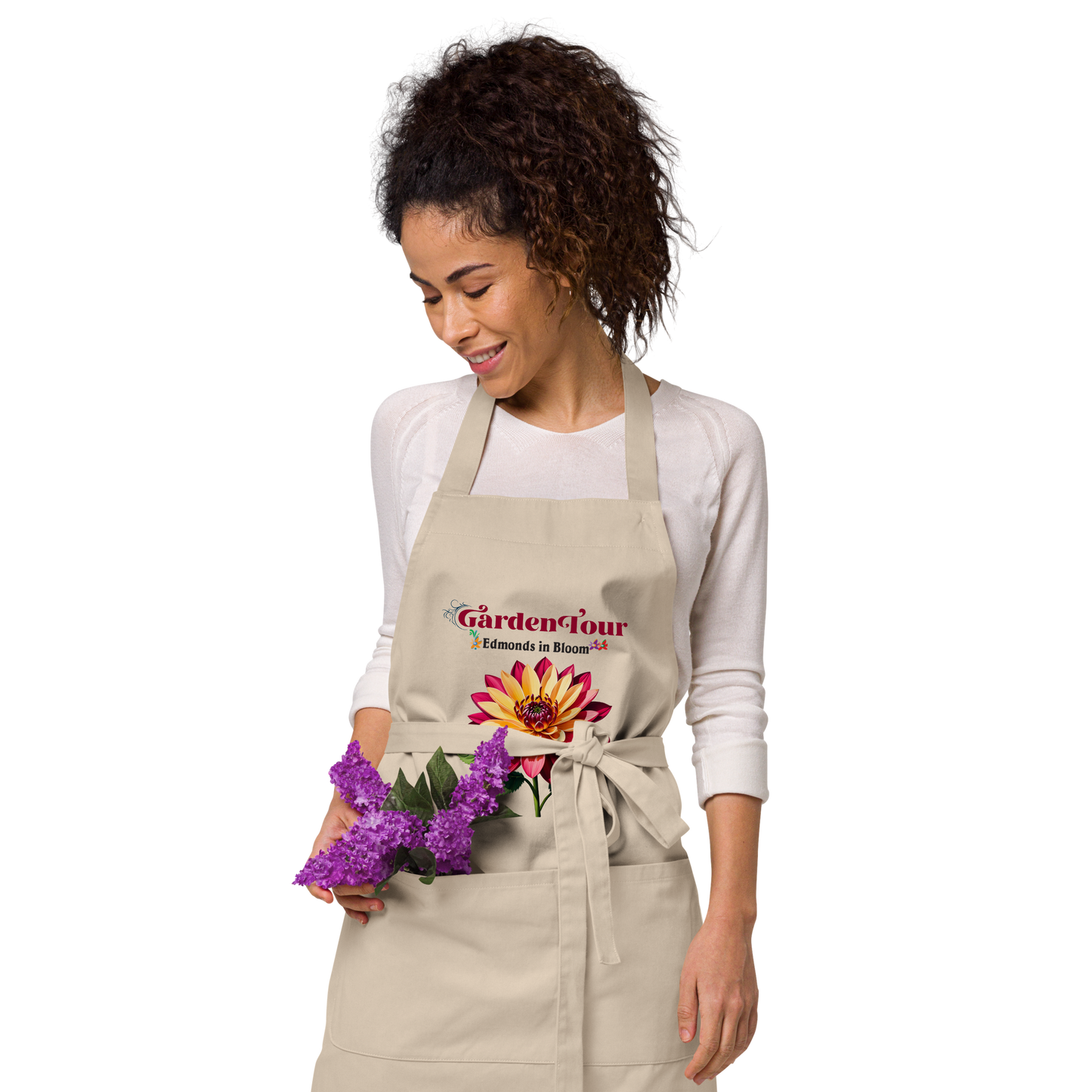 Edmonds in Bloom Garden Tour 2026 Organic cotton apron