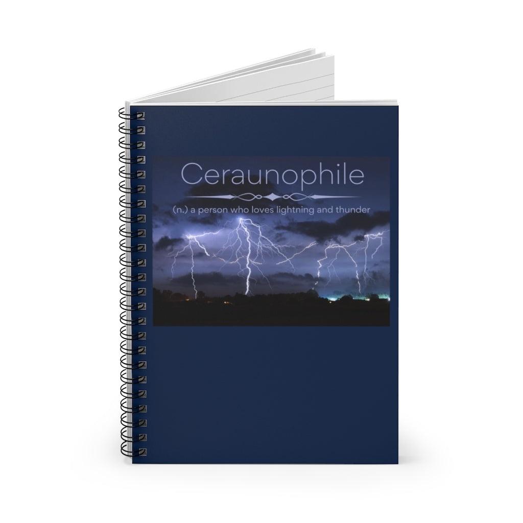 Ceraunophile Spiral Notebook - Ruled Line