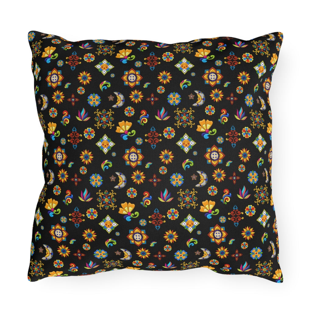 Talavera Mexican Tile Inspired Outdoor Pillows