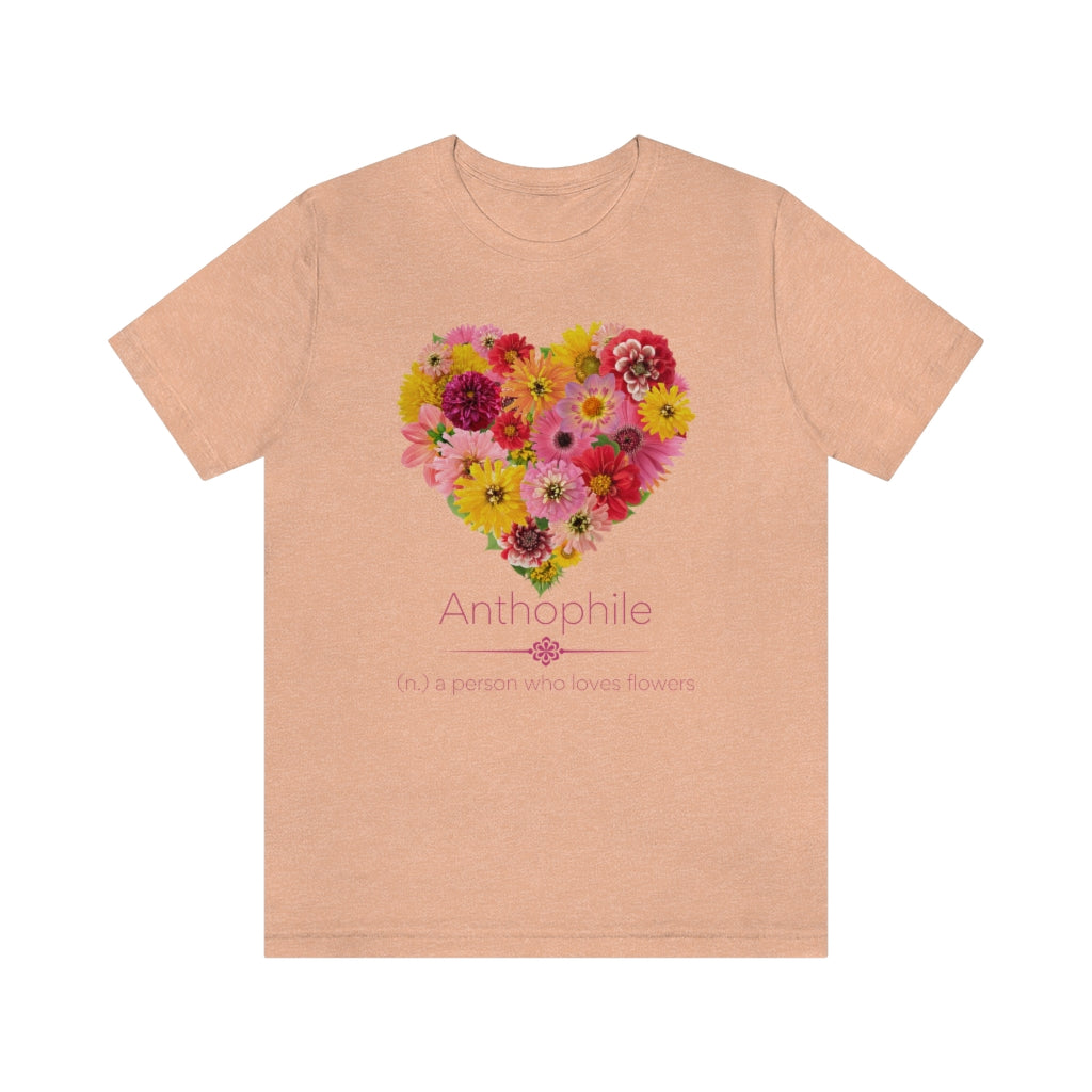 Anthophile - flower lover T-shirt