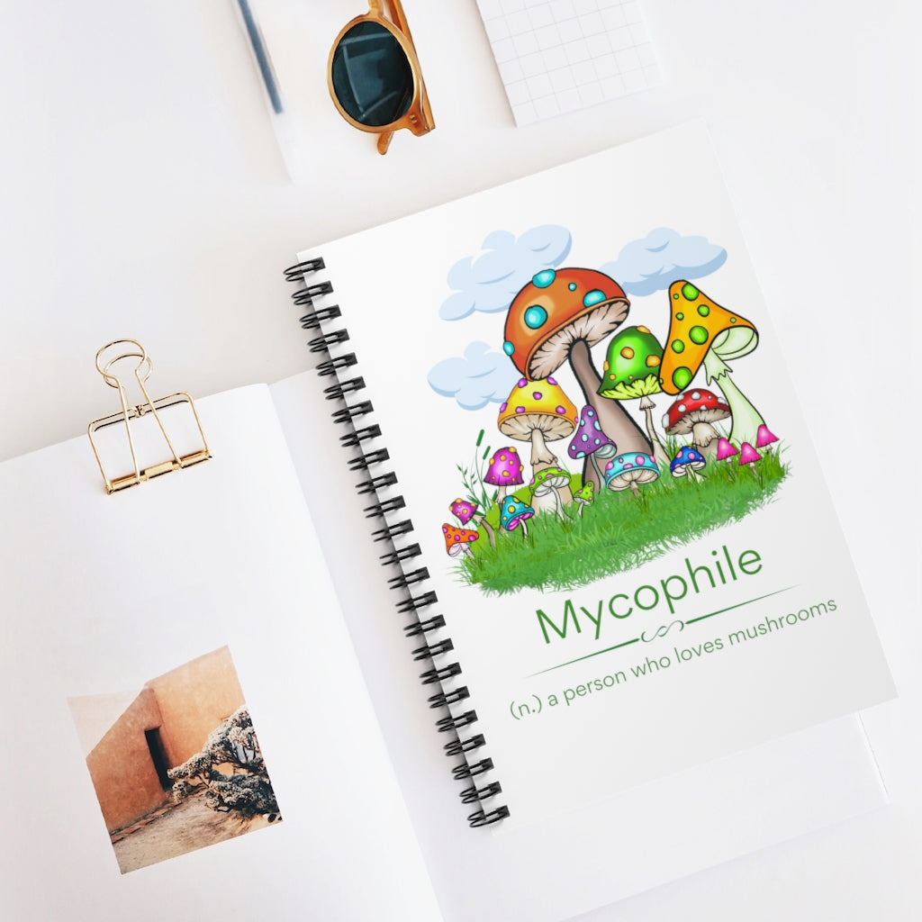Mycophile Spiral Notebook - Ruled Line
