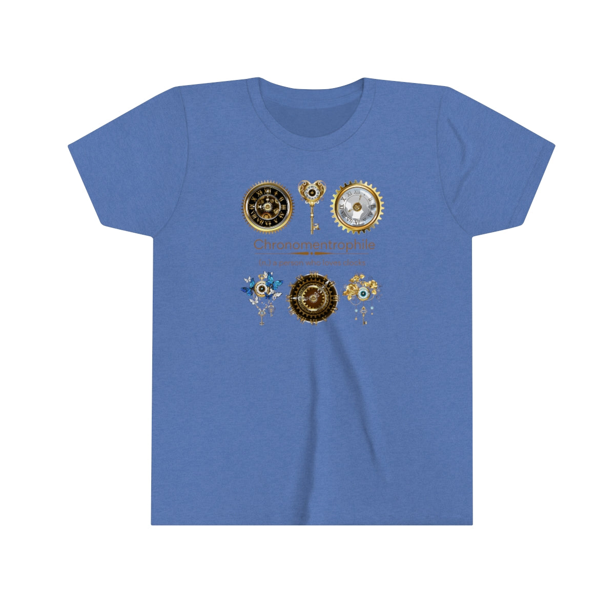 Chronomentrophile - Clock Lover Youth Short Sleeve Tee