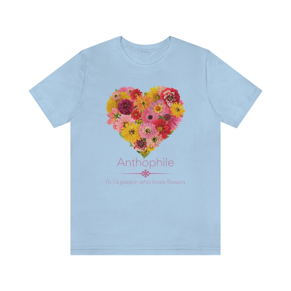 Anthophile - flower lover T-shirt