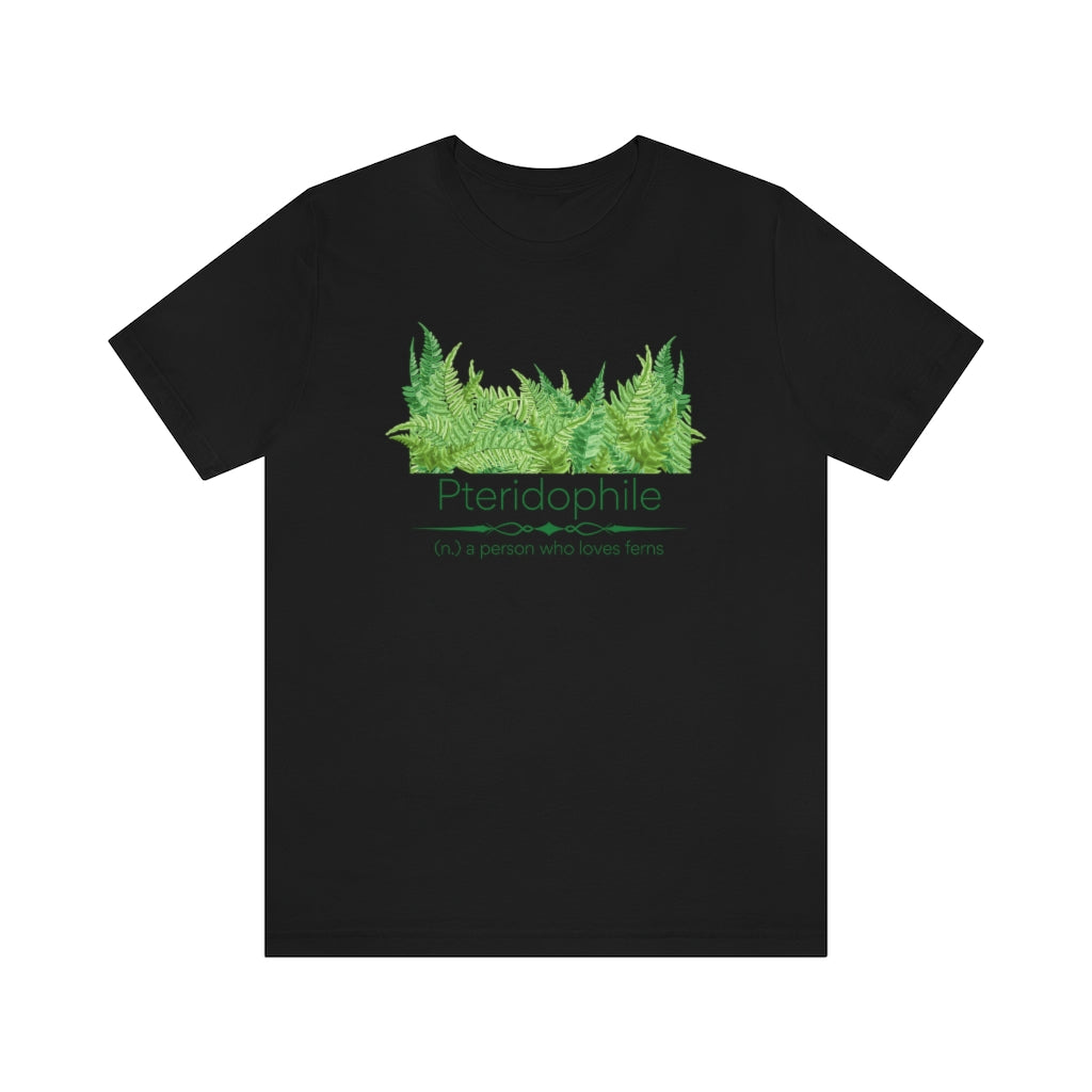 Pteridophile - fern lover T-shirt