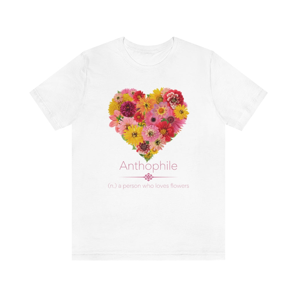 Anthophile - flower lover T-shirt