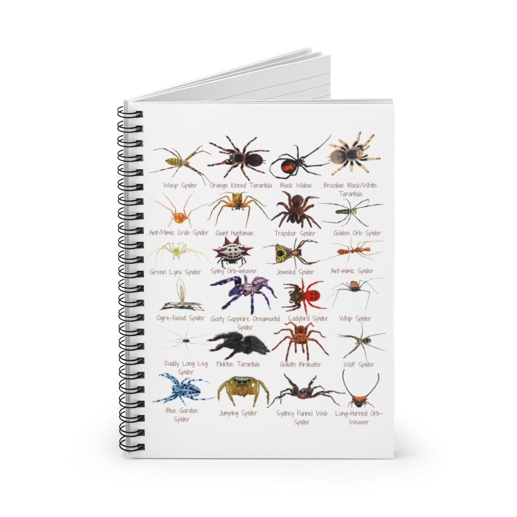 Stupendous Spiders Spiral Notebook - Ruled Line