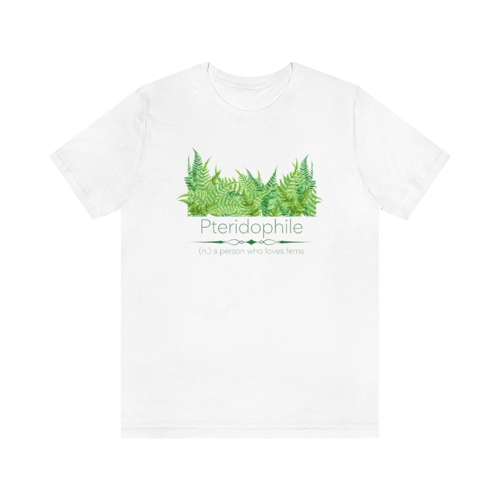 Pteridophile - fern lover T-shirt