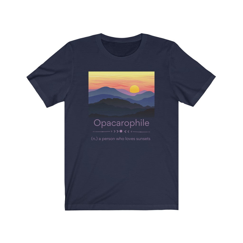 Opacarophile - sunset lover T-shirt