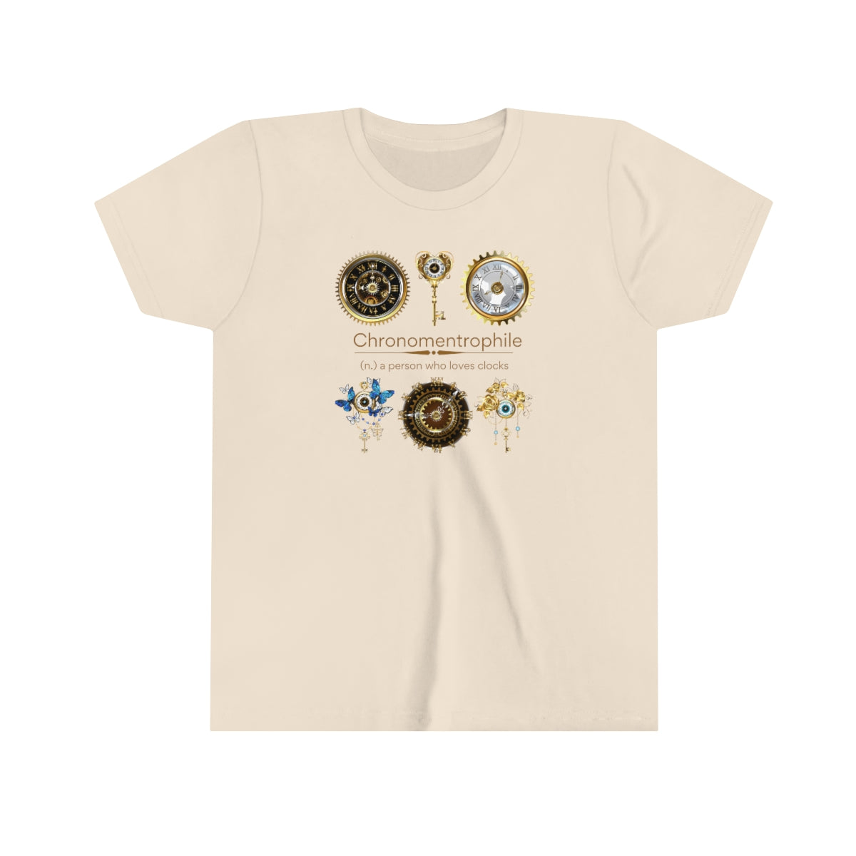 Chronomentrophile - Clock Lover Youth Short Sleeve Tee